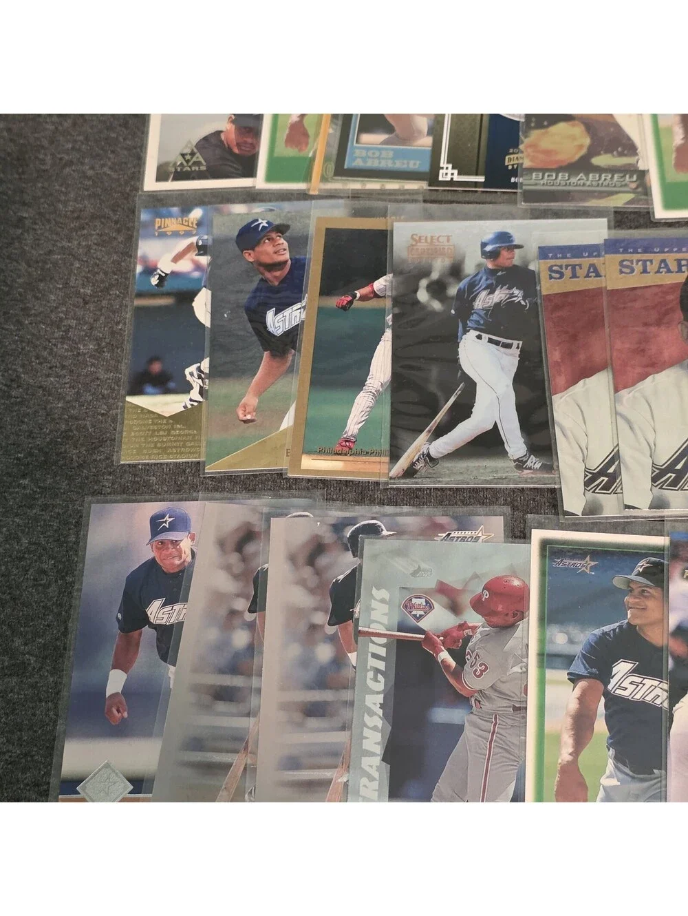Bobby Bob Abreu Baseball Card Lot - 36 Cards Houston Astros Rookies, 90s